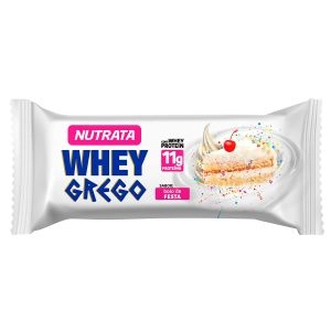 Barra Whey Grego Bar Bolo de Festa 40G Nutrata