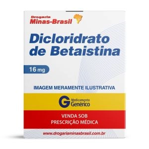 Dicloridrato de Betaistina 16mg com 30 Comprimidos Genérico Eurofarma