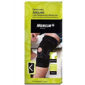 Órtese para Joelho com Dobradiças Metálicas Tamanho P Ref BC0033A Mercur