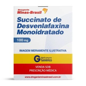 Succinato de Desvenlafaxina Monoidratado 100mg com 30 comprimidos revestidos de liberação prolongada Genérico Medley