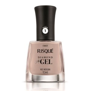 Esmalte Risqué Diamond Gel Noz Moscada 9,5Ml