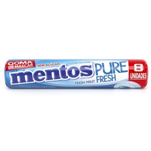 Mentos Pure Fresh Goma de Mascar Fresh Mint com 8 unidades