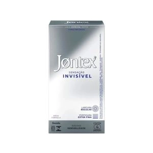 Preservativo Jontex Ultra Sensitive com 4 unidades