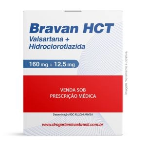 Bravan HCT 160mg/12,5mg com 30 comprimidos Aché