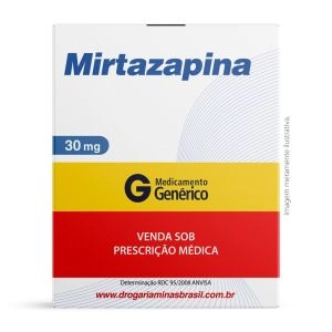 Mirtazapina 30mg Genérico Pharlab com 30 comprimidos