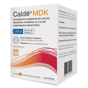 Caldê MDK 2.000UI com 60 comprimidos revestidos Marjan