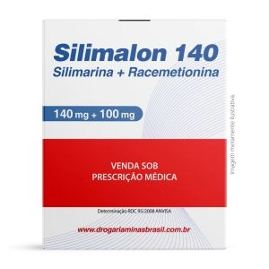 Silimalon 140mg/100mg com 30 comprimidos revestidos Zydus Nikkho