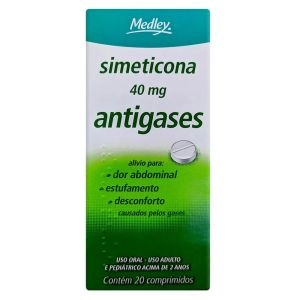 Simeticona 40mg Medley com 20 comprimidos