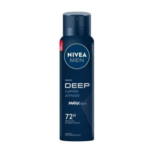 NIVEA MEN Antitranspirante Aerossol Deep Carvão Ativado MaxxTech 150ml