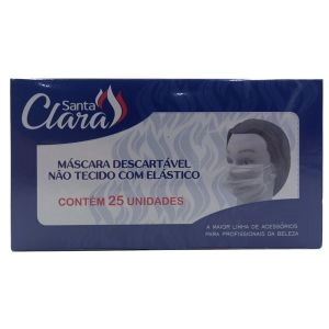 Máscara Descartável Santa Clara com 25 unidades