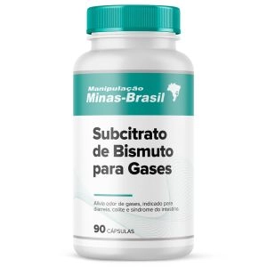 Subcitrato de Bismuto Para Gases 90 Cápsulas