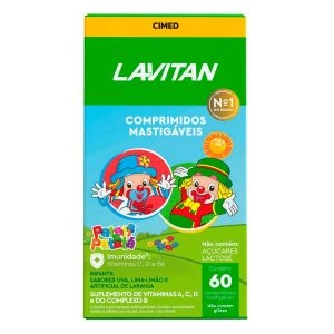 Multivitamínico Infantil Lavitan Com 60 Comprimidos Mastigáveis