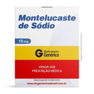 Montelucaste de Sódio 10mg Com 30 Comprimidos Genérico Eurofarma