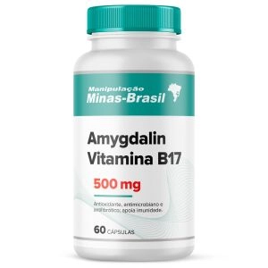 Amygdalin Vitamina B17 500 Mg  60 Cápsulas