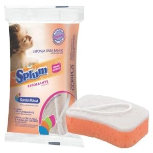 Esponja Para Banho Splum Esfoliante Santa Maria Ref:773