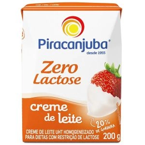 Creme de Leite Zero Lactose Piracanjuba 200g