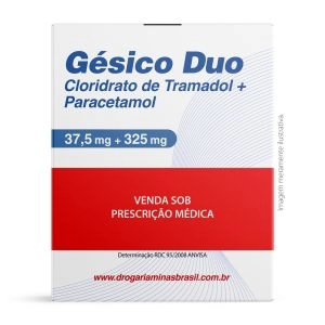 Gésico Duo 37,5mg + 325mg Com 10 Comprimidos Eurofarma