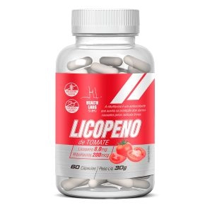 Licopeno de Tomate Health Labs Com 60 Cápsulas