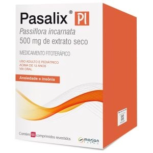 Pasalix PI 500mg Com 60 Comprimidos Marjan