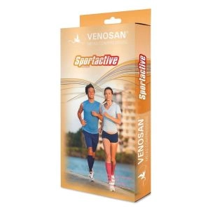 Meia Venosan Sportactive 20-30 Mmhhg Bd Preta Grande