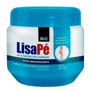 Creme de Tratamento Para os Pés Lisa Pé Com D-Pantenol Bio Soft 120g
