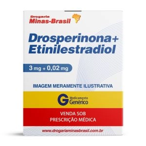 Drosperinona + Etinilestradiol 3mg + 0,02mg Com 24 + 4 Comprimidos Revestidos Ems