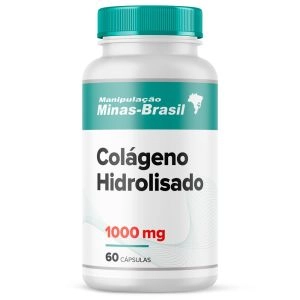Colágeno Hidrolisado 1000Mg - Pele Mais Firme e Bonita 60 Cápsulas