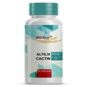 Altilix 200mg + Cactin 1g Ação Detoxificante 30 Cápsulas