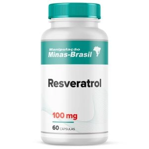 Resveratrol 100Mg com 60 Cápsulas