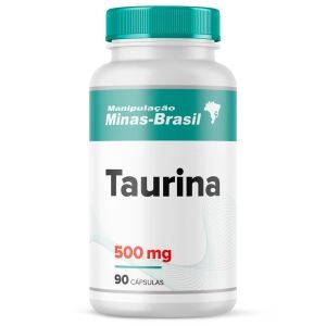 Taurina 500Mg - 90 Cápsulas