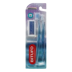 Kit Ortodôntico 1 Escova de Dente + 1 Escova Intertufo e 6 Escovas Interdentais Cilíndricas 3mm Bitufo
