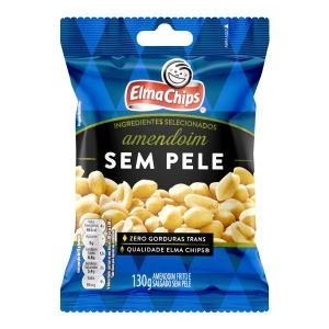 Amendoim sem Pele Frito E Salgado 100g Elma Chips