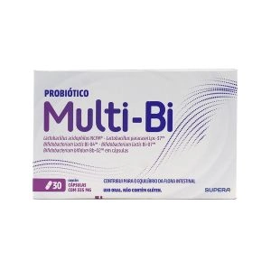 Multi-Bi Probiótico com 30 Cápsulas com 335mg Supera