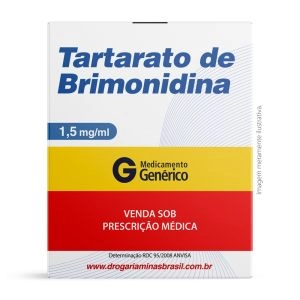 Tartarato de Brimonidina 1,5mg/ml 5ml Genérico Geolab