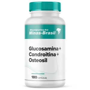 Glucosamina + Condroitina + Osteosil 180 Cápsulas