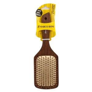 Escova de Madeira Antiestática Wood Line Raquete Marco Boni