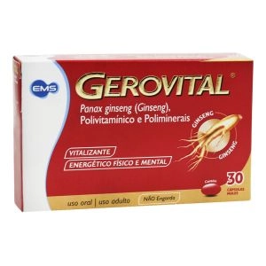 Gerovital com 30 Cápsulas EMS