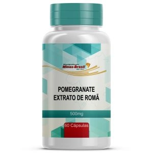 Pomegranate Extrato de Romã 500mg 60 Cápsulas