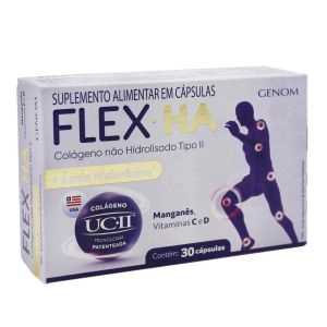 Flex Ha com Ácido Hialurôico com 30 Cápsulas Genom