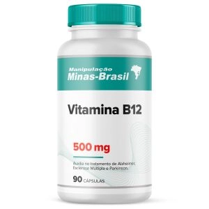 Vitamina B12 500 Mcg - 90 Cápsulas