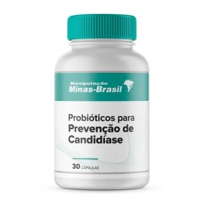 Probióticos para Prevenção de Candidíase 30 Cápsulas