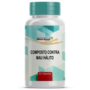 Composto Contra Mau Hálito Com 30 Cápsulas