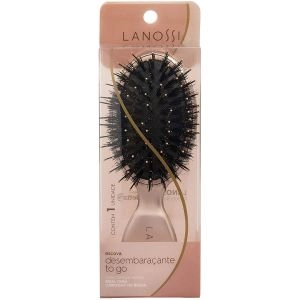 Escova de Cabelo Mini Rosé Gold Beauty e Care Ls0021 Lanossi