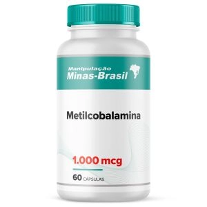 Metilcobalamina - Vitamina B12 - 1.000Mcg 60 Cápsulas