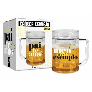 Caneca Gel Cerveja Pai Te Amo 200Ml Brasfoot
