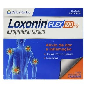 Loxonin Flex 100mg com 1 Envelope com 7 Adesivos Daiichi Sankyo