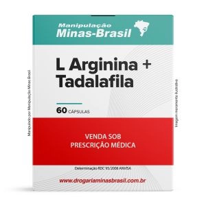 L Arginina 150mg + Tadalafila 15mg 60 Cápsulas