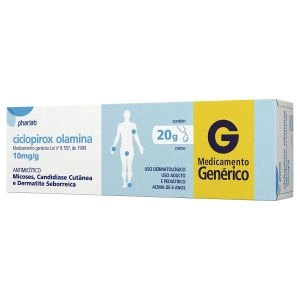 Ciclopirox Olamina 10mg/g Bisnaga 20g Genérico Pharlab