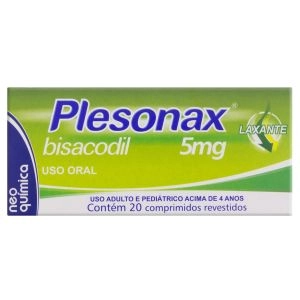 Plesonax 5mg Com 20 Comprimidos Neo Química