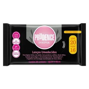 Lenços Umedecidos 20 Unidades Prudence